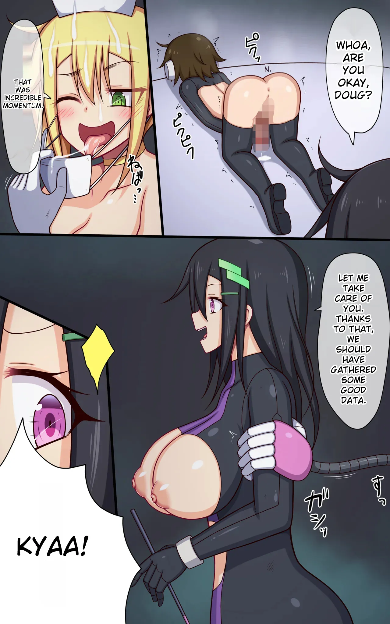 [Parity Nyuu]Kusuguri Robo-kan Kusuguri Jikkenshitsu de Haran no Ichinichi Hen | An eventful day at the tickling robot lab[English] Page 15