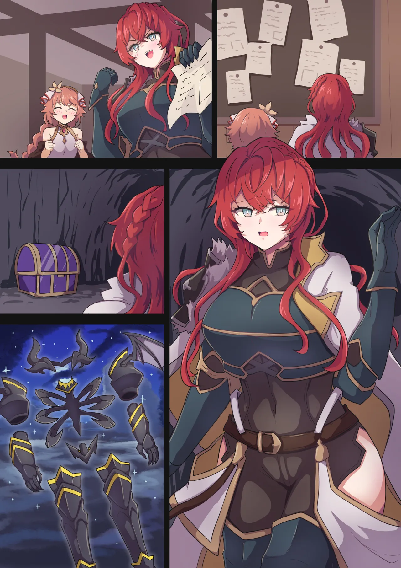 [Nine(KA-9)]Ecchi na Yoroi wo Kyōsei Sōchakusareru Saburina | Sabrina is Forced to Wear Sexy Armor(Granblue Fantasy) [English] Page 6