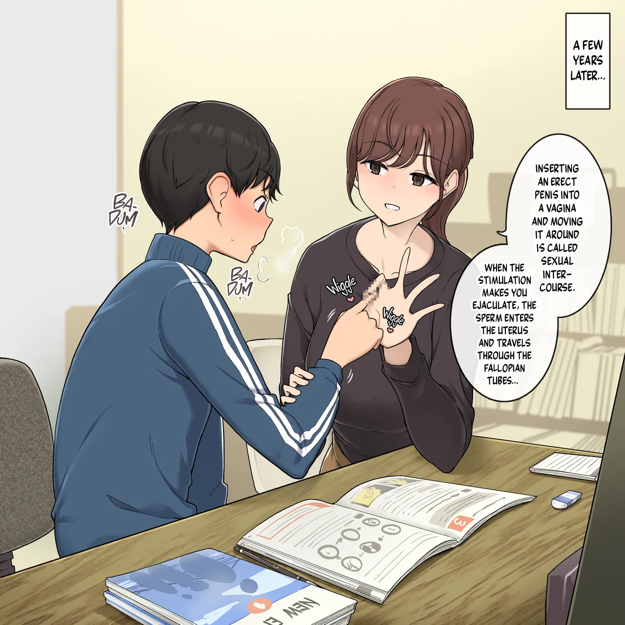[Wakamatsu]Kozukuri no Shikata o Dankai-teki ni Oshiete Kureru Onee-san | An Onee-san Who Teaches Me Step by Step How to Make a Baby[English] Page 2