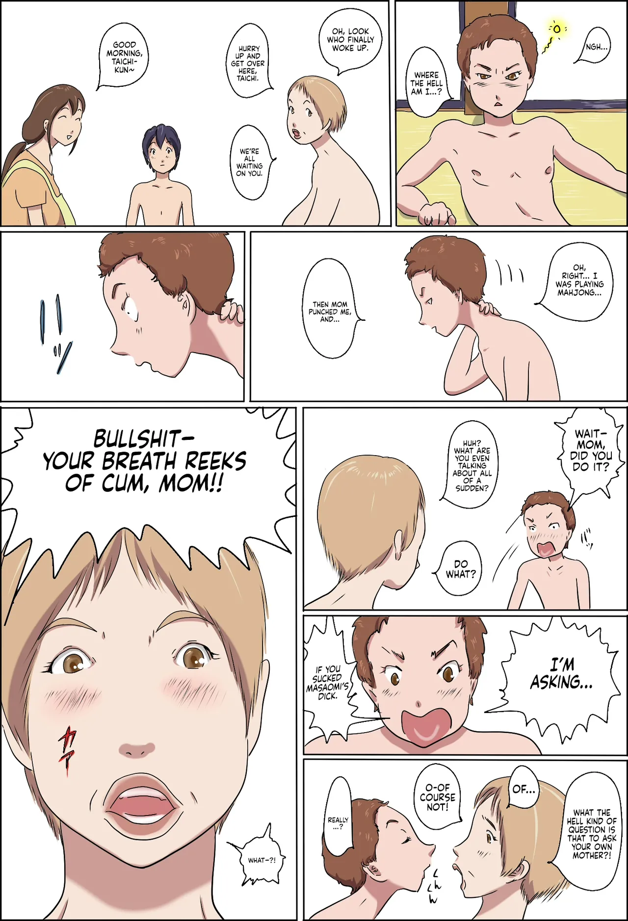 [Zenmai Kourogi]Kazoku Taikou Mahjan Taikai | Mahjong Showdown[English] [Sonarin迫] Page 18
