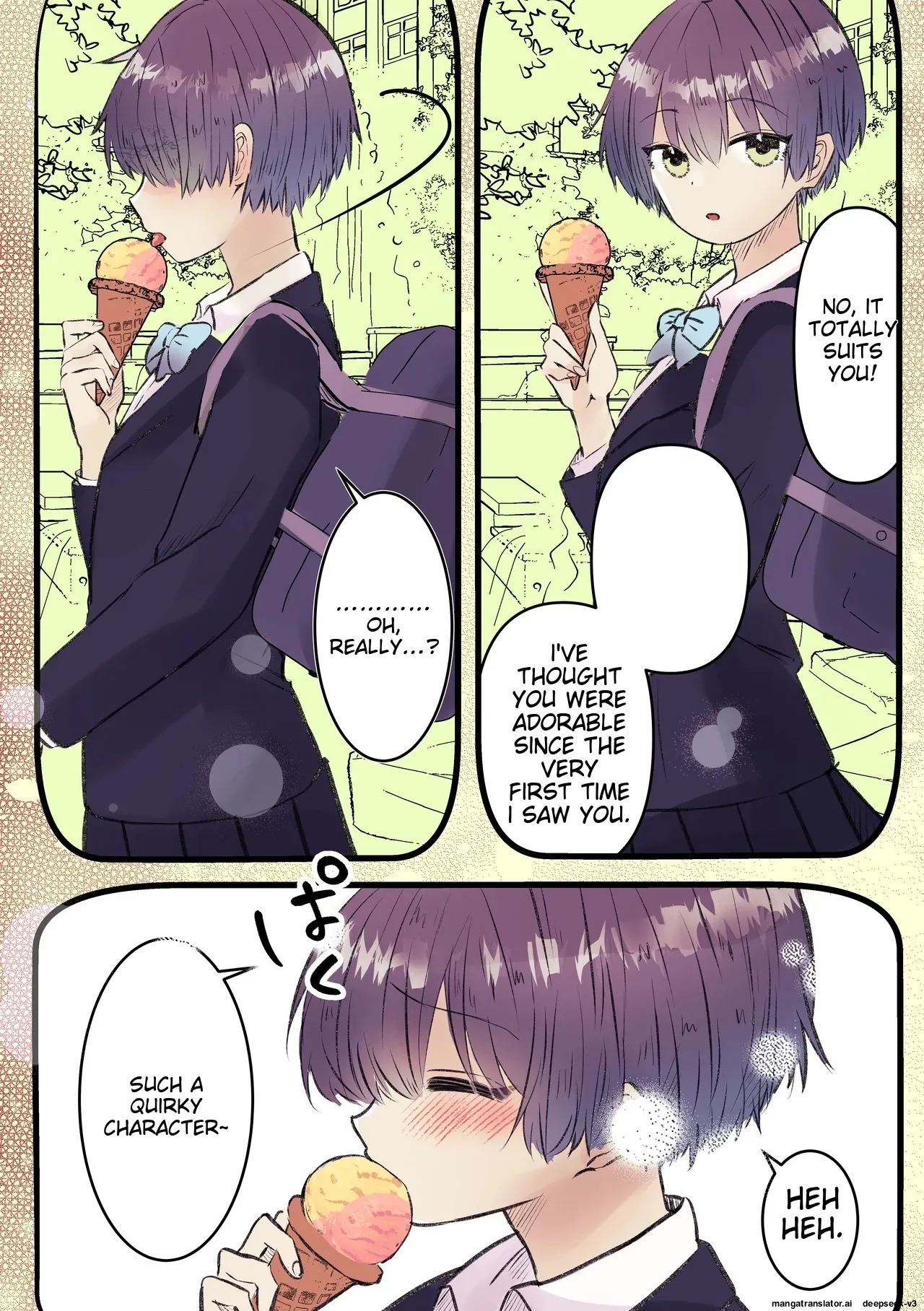 (AI Translation)[Marinemate]Boyish de Kyonyuu na Kanojo ga Mukashi no Otoko Tomodachi to Nomikai ni Itta Kiri Page 65