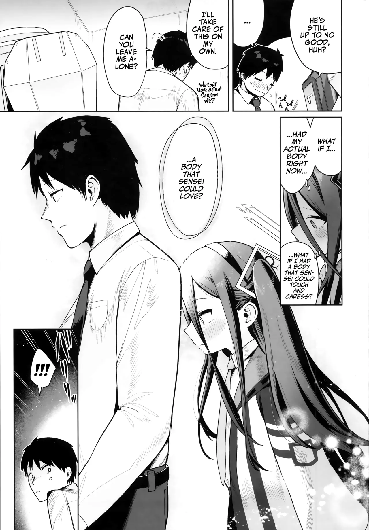(Sensei no Archive 13) [Owakari Itadake Tadarouka (Umiyama Soze)]Donna Sugata demo Kimi wa, Konna Sugata demo Anata wa | Deep Inside, It's Still You!(Blue Archive) [English] [Team Rabu2] Page 14