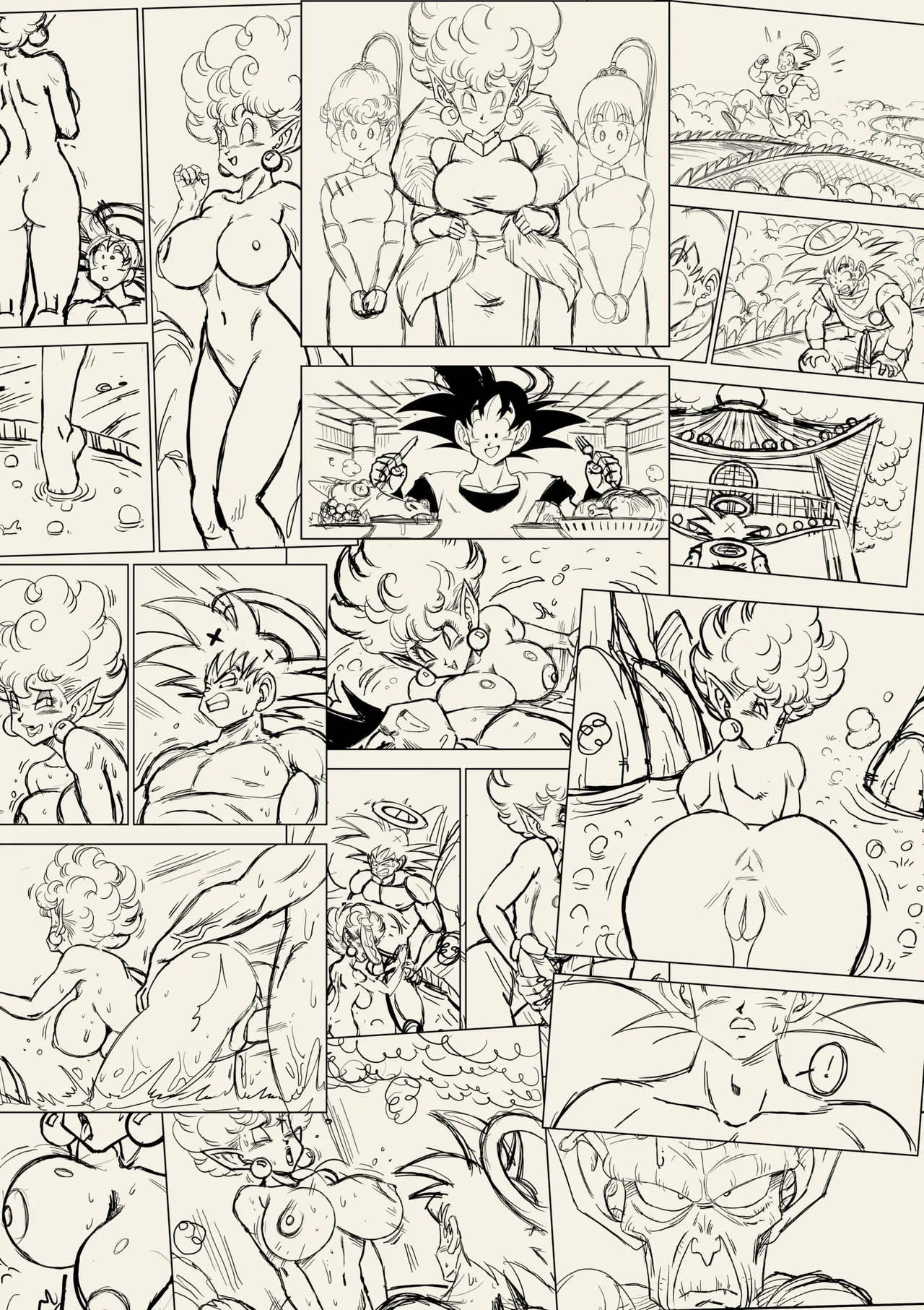 [Yamamoto]Paradise or Hell?! Snake Princess's Hospitality(Dragon Ball Z) [English] Page 26