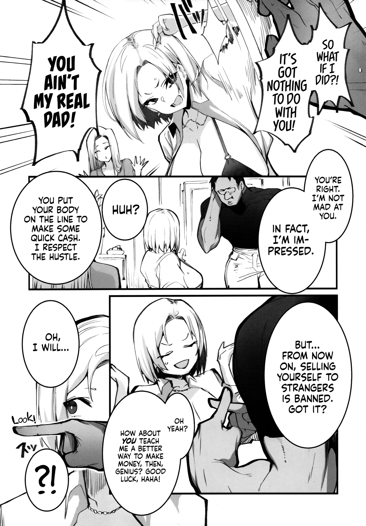 (C105) [Armadillo (Renji, Daiji)]Gal Oyako no Egui Kasegikata | Gyaru mother-daughter family business[English] [head empty] Page 4
