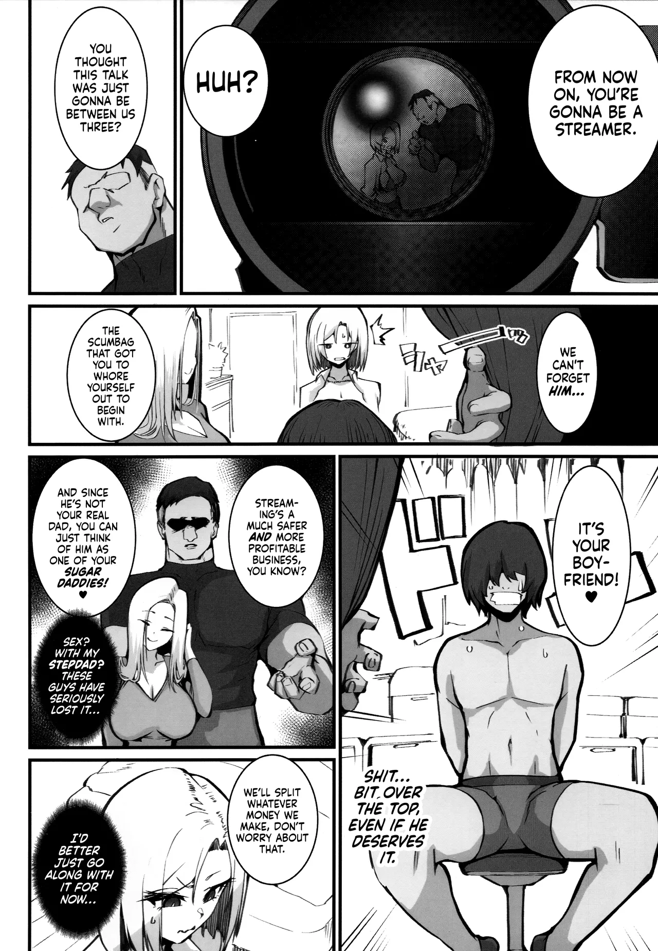 (C105) [Armadillo (Renji, Daiji)]Gal Oyako no Egui Kasegikata | Gyaru mother-daughter family business[English] [head empty] Page 5