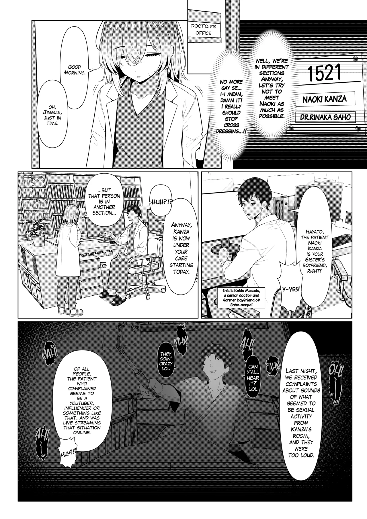 [TuriSasu]Hayato Sensei no Mesuka Karte Byouin-hen 4[English] Page 3