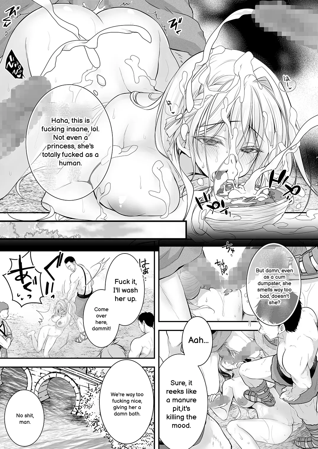 [NANACAN (Nanaca Mai)]Isekai Rinkan 2 ~Kouki naru Hime Kishi ga Banzoku Chinpo ni Kussuru Wake ga!~ | Isekai Gangrape 2 ~There is No Way A Dignified Princess Knight Succumbs to The Barbarian's Dick~[English] [MTL] [Digital] Page 42