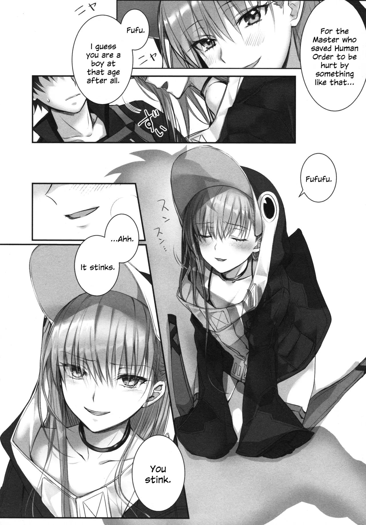 (C104) [3V2Umezakoori70 (Midou Pengin)]Meltryllis Soushuuhen "ALL DRAIN"(Fate/Grand Order) [English] [SDTLs] Page 40