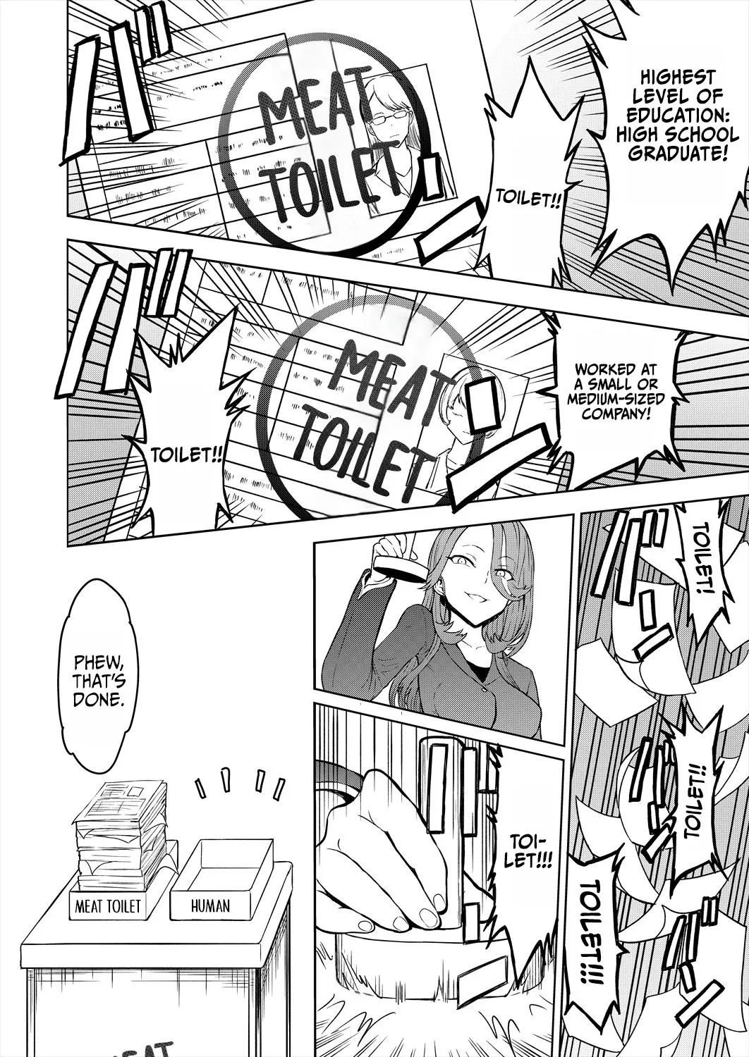 [Hakaba]Nikubenki Hou | The Meat Toilet Ordinance(COMIC Mugen Tensei 2024-05) [English] [DKKMD Translations] [Digital] Page 2
