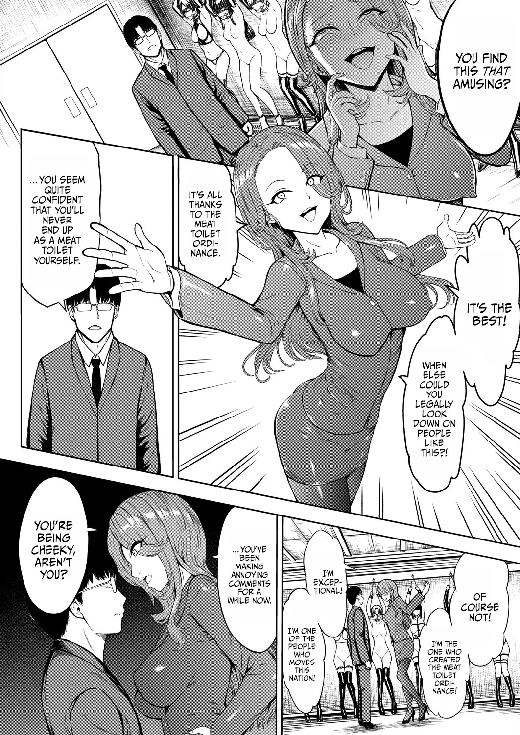 [Hakaba]Nikubenki Hou | The Meat Toilet Ordinance(COMIC Mugen Tensei 2024-05) [English] [DKKMD Translations] [Digital] Page 8
