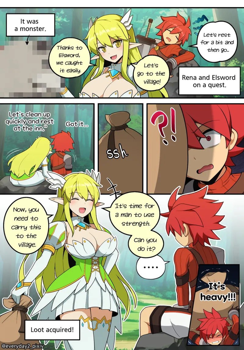 [everyday2]Elswordick(Elsword) (English) Page 1