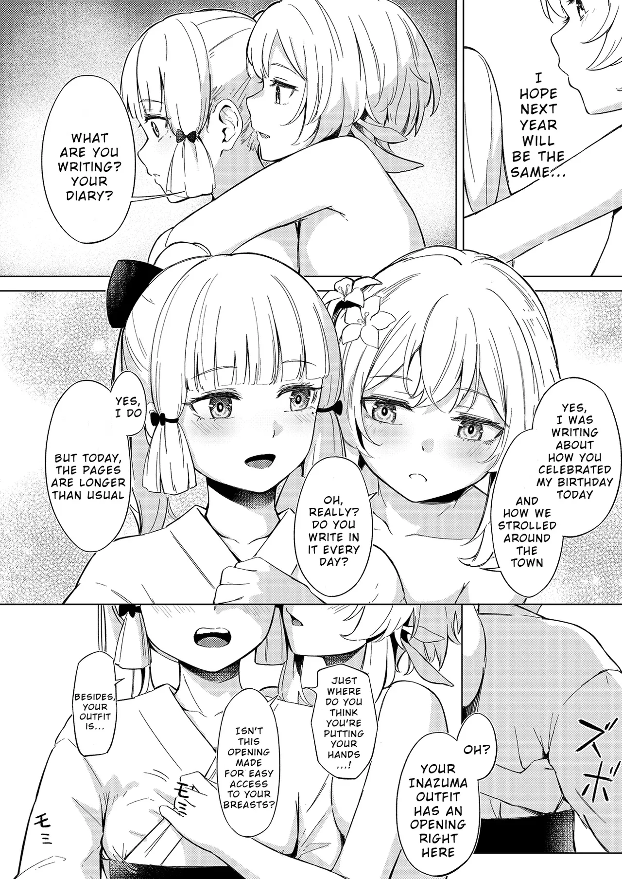 [Funiai-ice (Funiai Riko)]Shirasagi Nikki ~Shirayuri no Himegimi~(Genshin Impact) [English] [Digital] Page 11