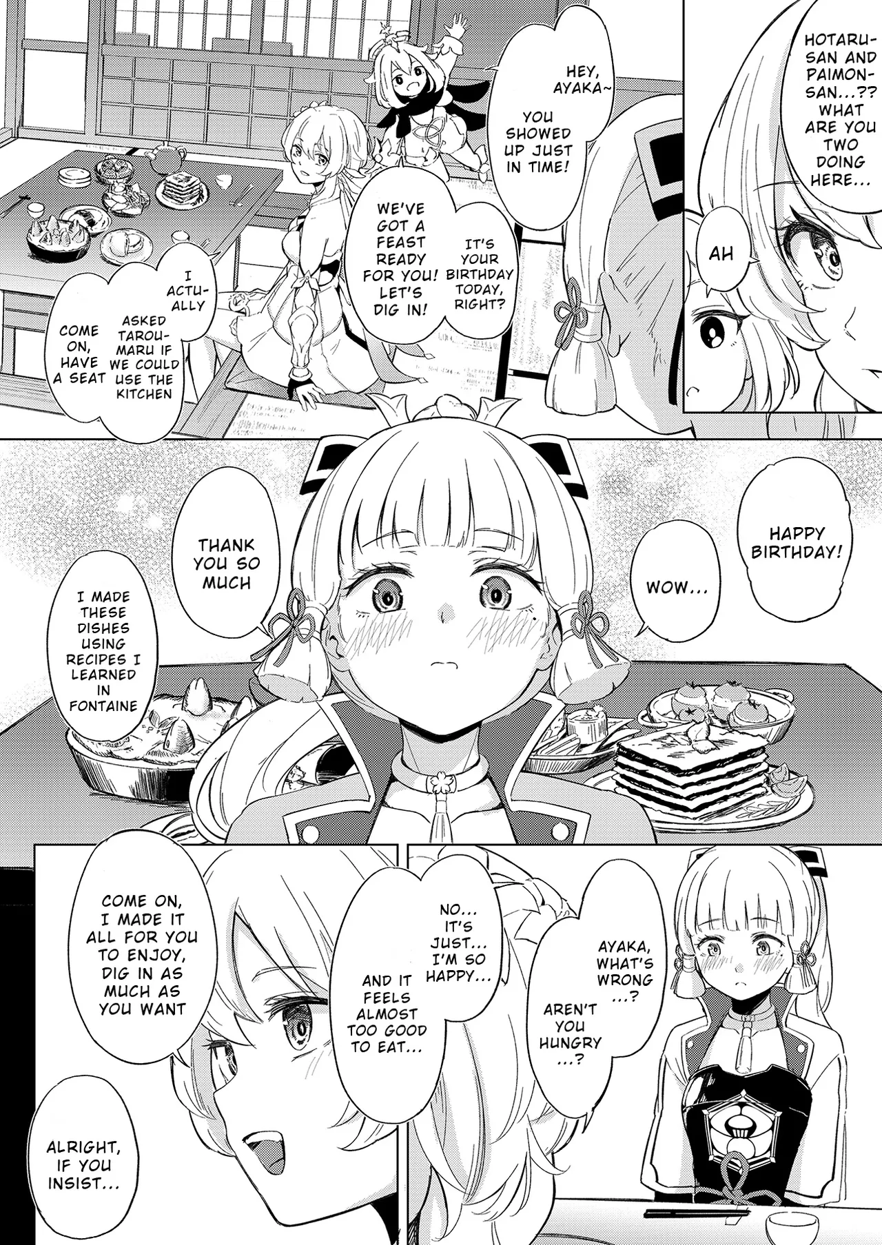 [Funiai-ice (Funiai Riko)]Shirasagi Nikki ~Shirayuri no Himegimi~(Genshin Impact) [English] [Digital] Page 3