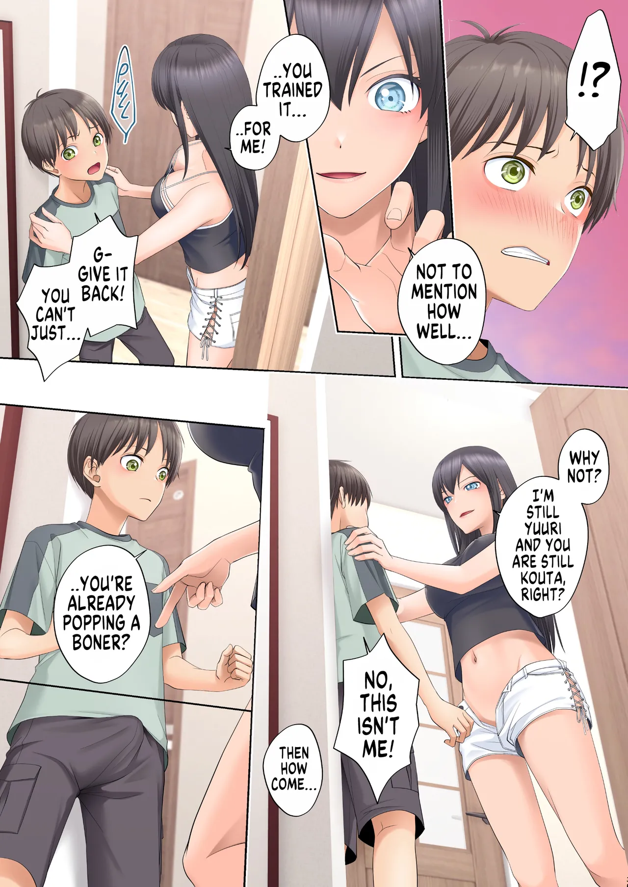 [Hairu Nukemichi (Siina Yuuki)]Boku Swap Ane ~Akogare no Onee-chan to Karada o Irekaerareteshimatta Boku~ | How I Switched Bodies With My Dear Onee-chan[English] [GTF] Page 35