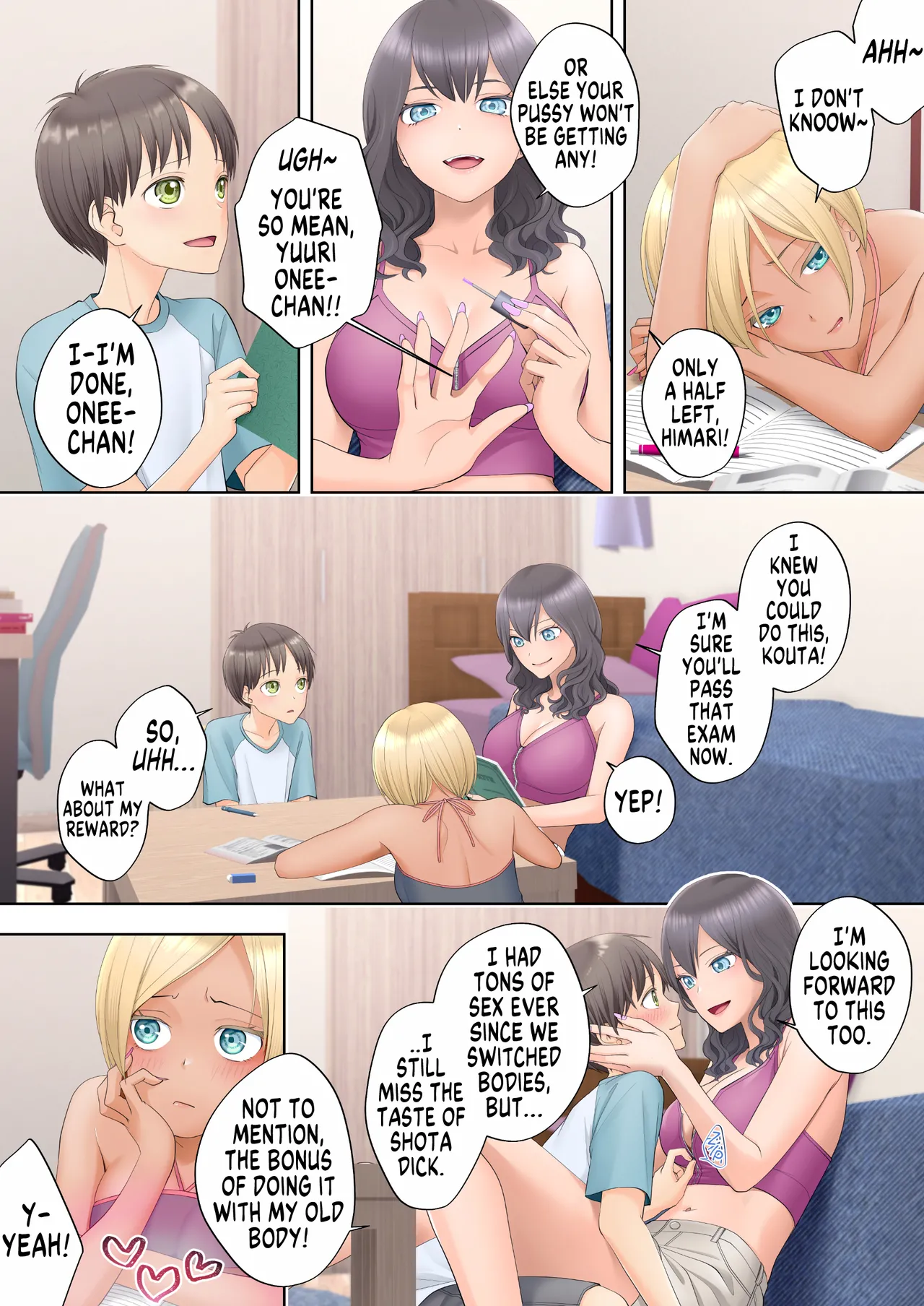 [Hairu Nukemichi (Siina Yuuki)]Boku Swap Ane ~Akogare no Onee-chan to Karada o Irekaerareteshimatta Boku~ | How I Switched Bodies With My Dear Onee-chan[English] [GTF] Page 48