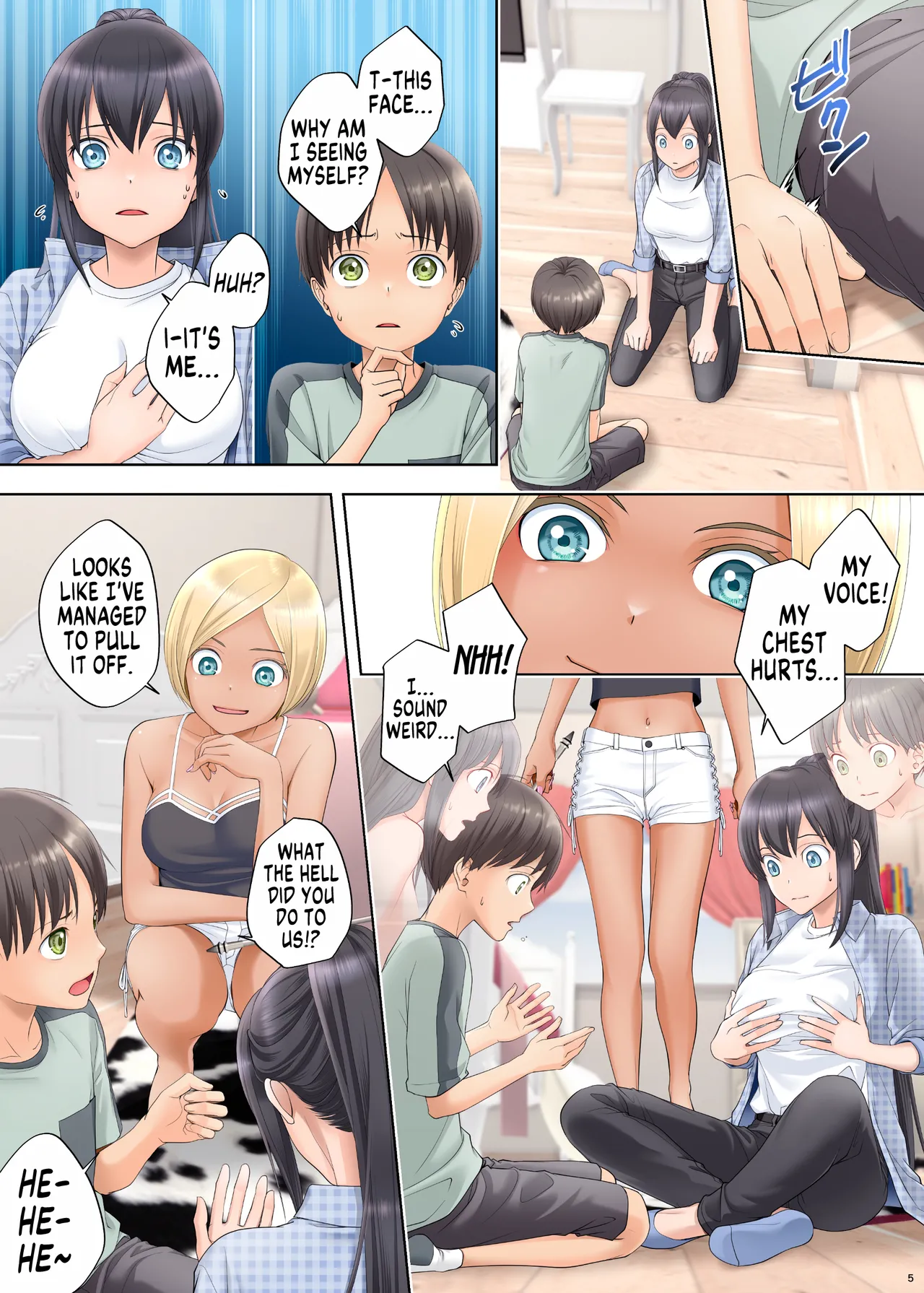 [Hairu Nukemichi (Siina Yuuki)]Boku Swap Ane ~Akogare no Onee-chan to Karada o Irekaerareteshimatta Boku~ | How I Switched Bodies With My Dear Onee-chan[English] [GTF] Page 5