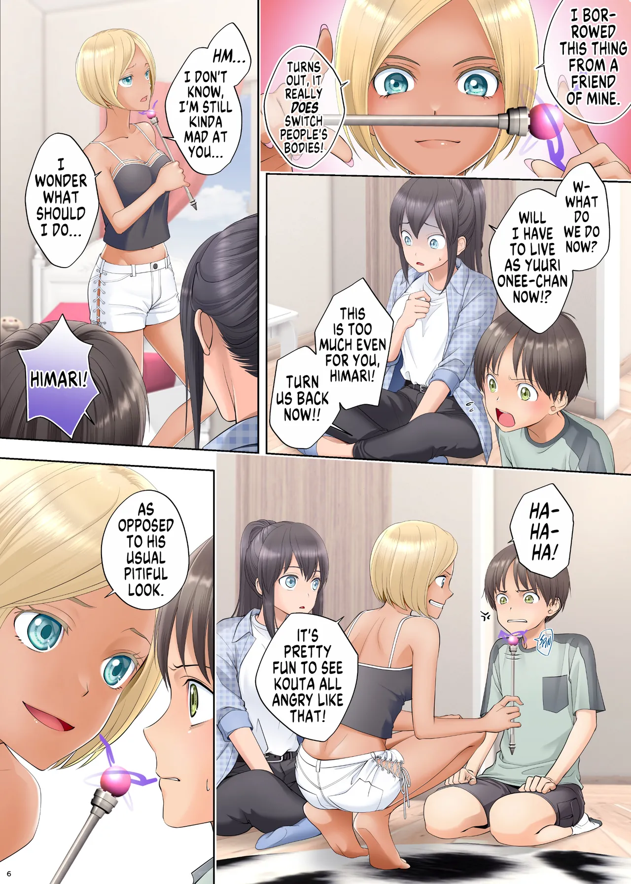 [Hairu Nukemichi (Siina Yuuki)]Boku Swap Ane ~Akogare no Onee-chan to Karada o Irekaerareteshimatta Boku~ | How I Switched Bodies With My Dear Onee-chan[English] [GTF] Page 6