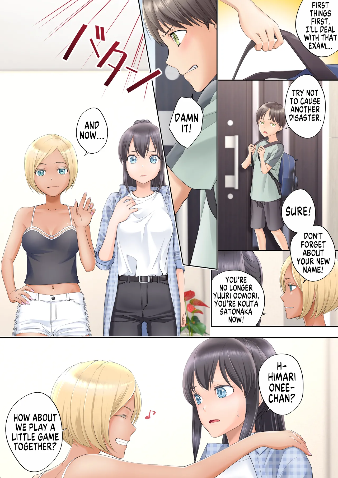 [Hairu Nukemichi (Siina Yuuki)]Boku Swap Ane ~Akogare no Onee-chan to Karada o Irekaerareteshimatta Boku~ | How I Switched Bodies With My Dear Onee-chan[English] [GTF] Page 8