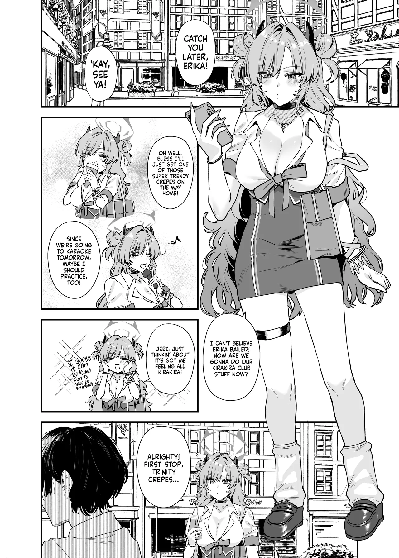 [12-banme no Seki (Agape)]Yozakura ni Ochite ー Falling for Kirara(Blue Archive) [English] [head empty] [Digital] Page 2