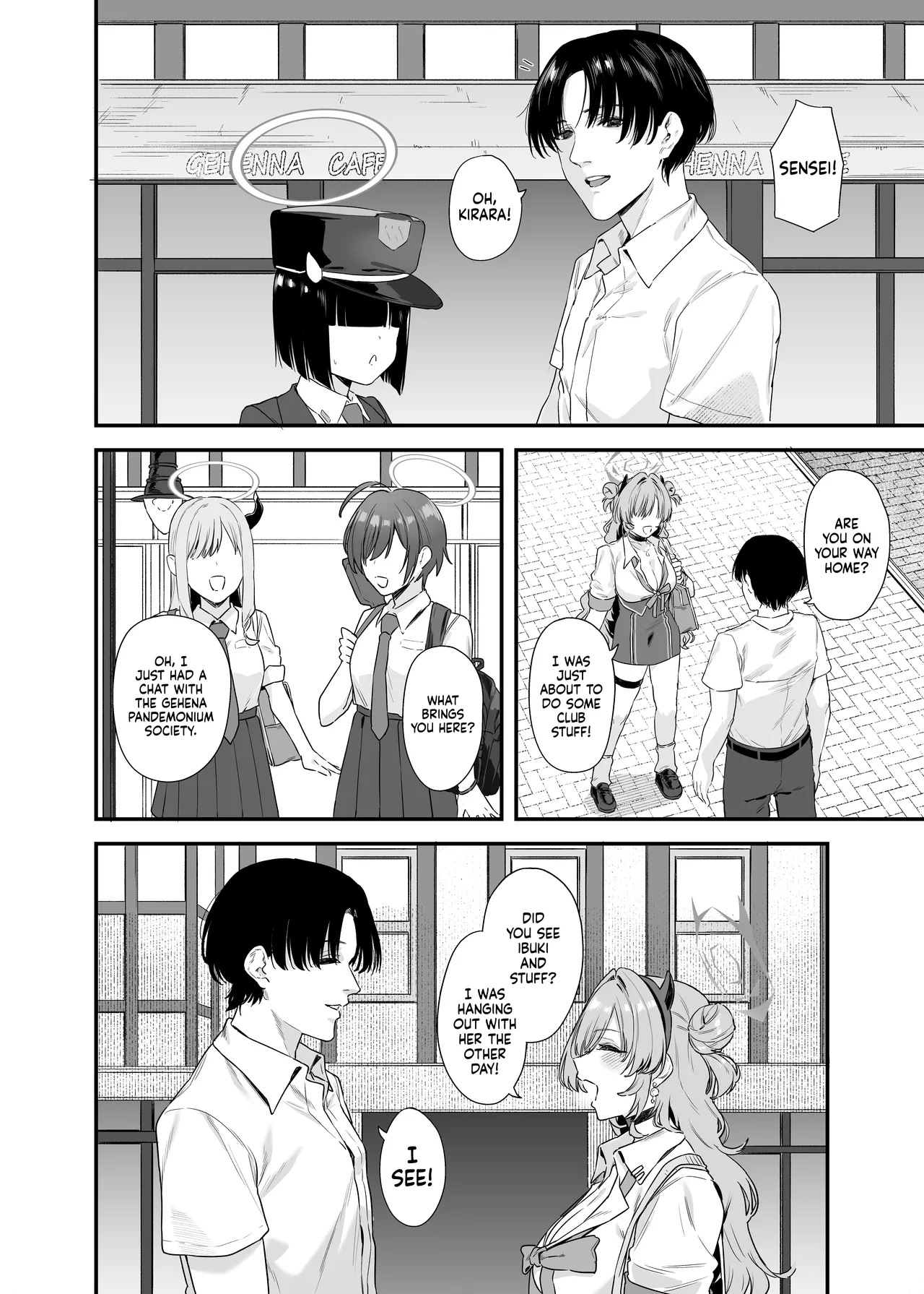 [12-banme no Seki (Agape)]Yozakura ni Ochite ー Falling for Kirara(Blue Archive) [English] [head empty] [Digital] Page 3