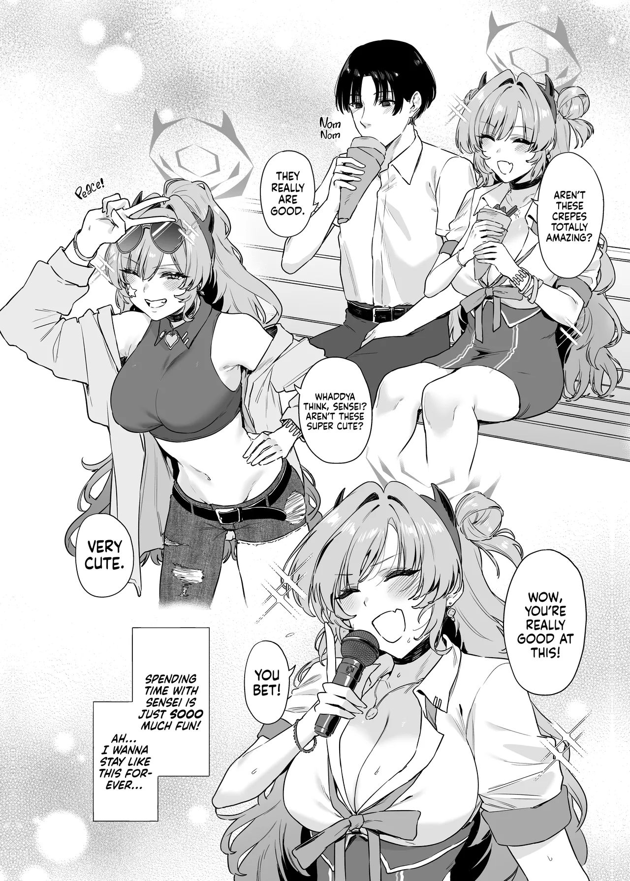 [12-banme no Seki (Agape)]Yozakura ni Ochite ー Falling for Kirara(Blue Archive) [English] [head empty] [Digital] Page 5