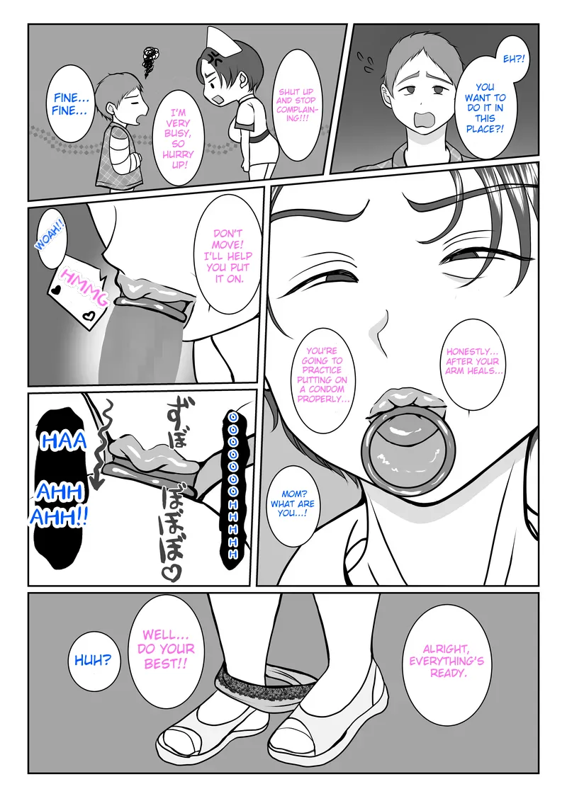 [Benii Kenkyuujo]Ki no Tsuyoi Kangoshi Kaa-chan ga, Ore no Kanojo ni Natte kurete Hanashi | The story of how my stubborn nurse mother became my girlfriend![English] Page 47