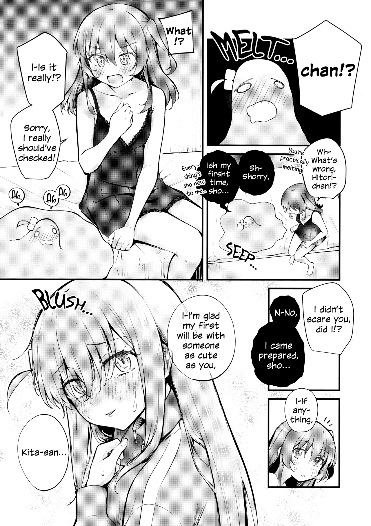 (Kessoku Rock! 10) [Kitaku Jikan (Kitaku)]Meguriai Tokyo ~Les Fuuzoku e Iku.~ | Tokyo Encounter: Visiting a Lesbian Brothel(Bocchi the Rock!) [English] Page 10