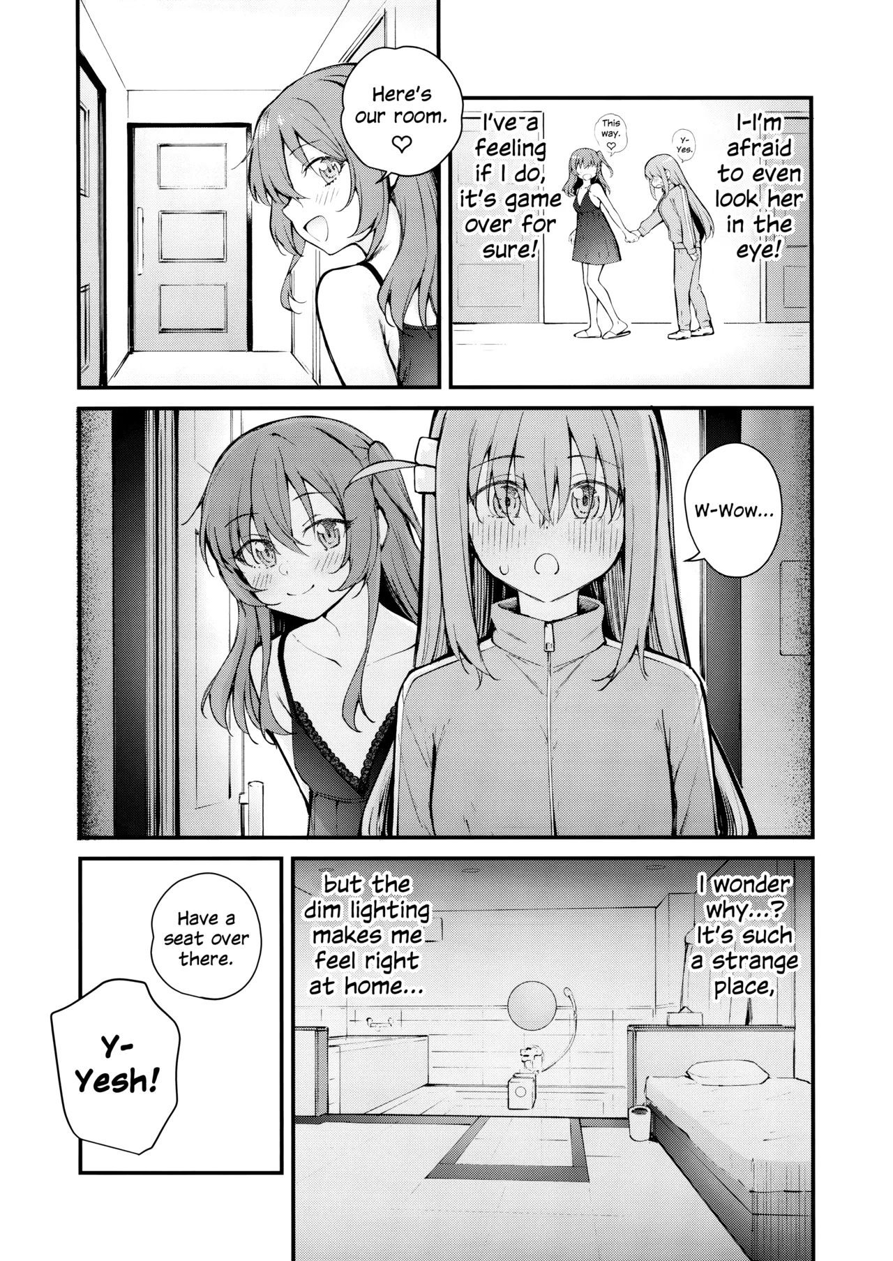 (Kessoku Rock! 10) [Kitaku Jikan (Kitaku)]Meguriai Tokyo ~Les Fuuzoku e Iku.~ | Tokyo Encounter: Visiting a Lesbian Brothel(Bocchi the Rock!) [English] Page 7