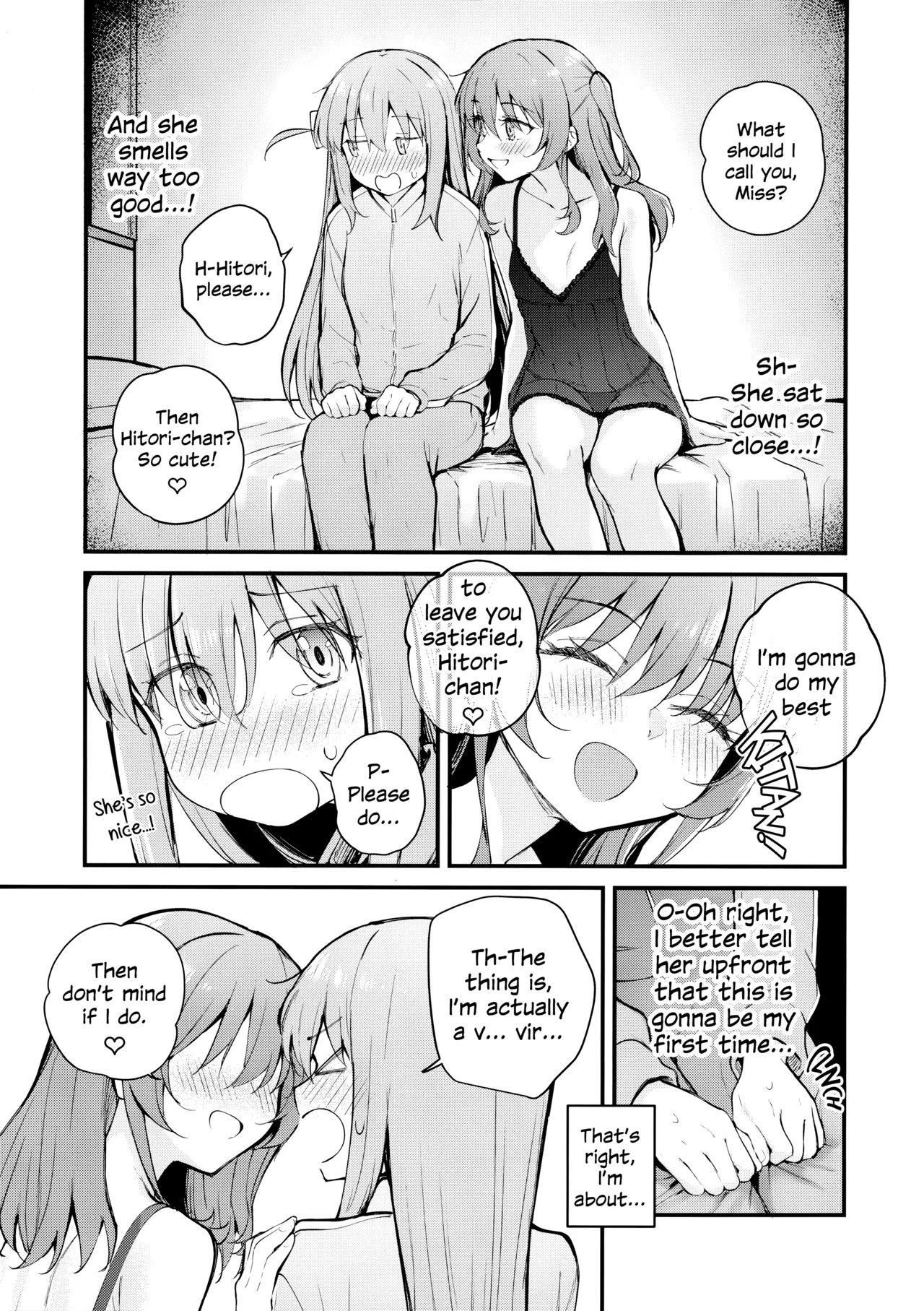 (Kessoku Rock! 10) [Kitaku Jikan (Kitaku)]Meguriai Tokyo ~Les Fuuzoku e Iku.~ | Tokyo Encounter: Visiting a Lesbian Brothel(Bocchi the Rock!) [English] Page 8