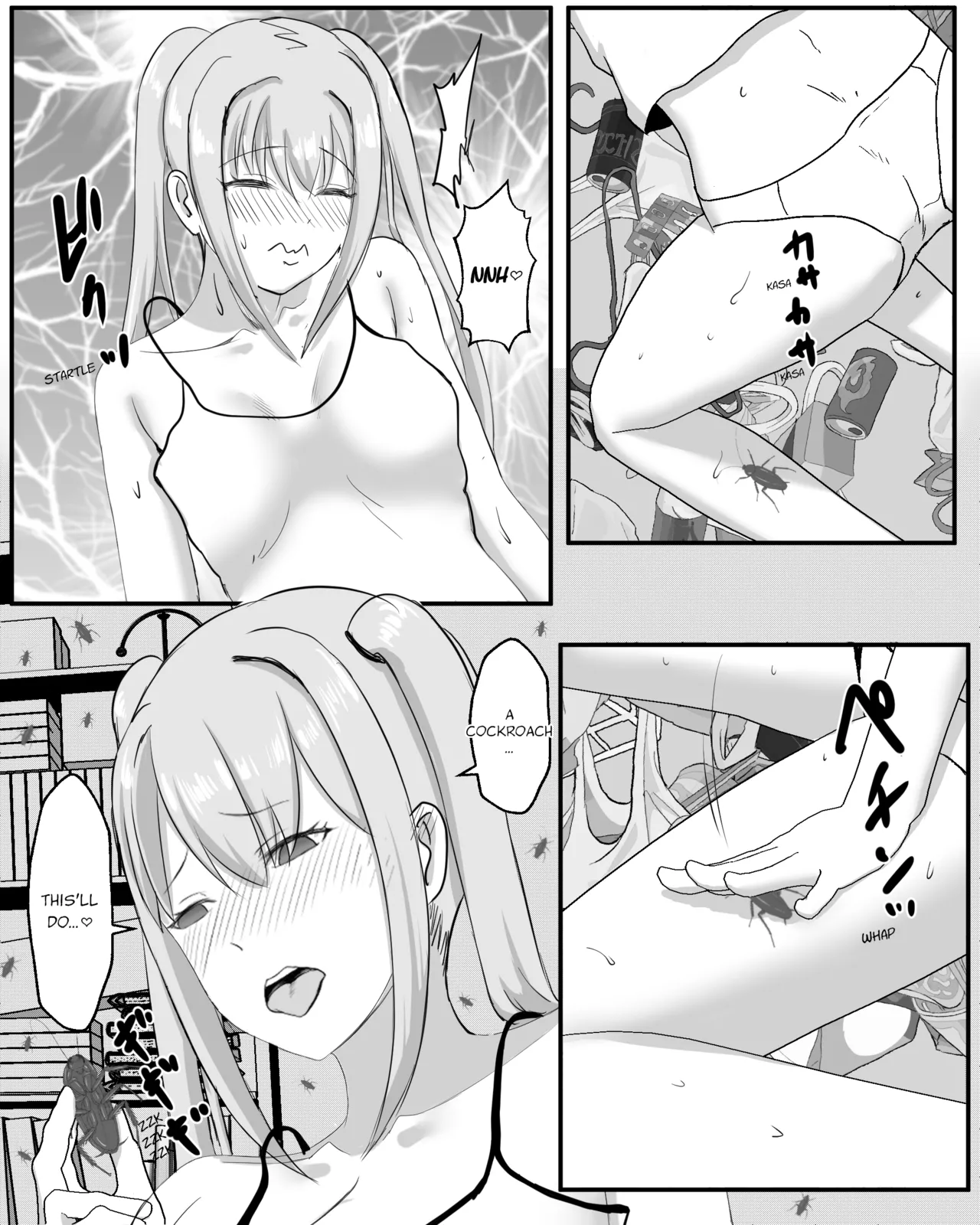 [Pinochika]Gomi Yashiki Onna no Waki Mushi Onanie[English] [asdhll] Page 5