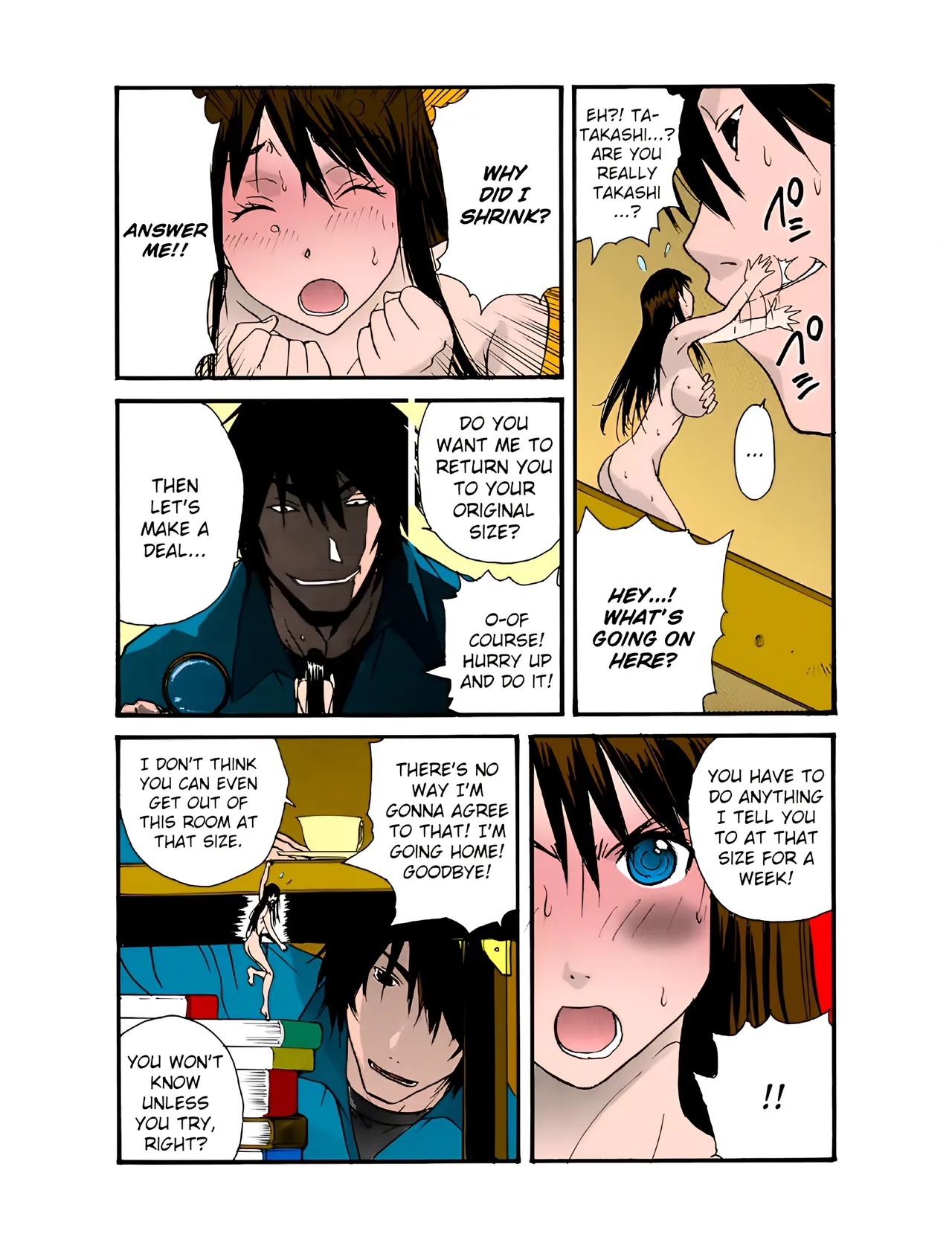[Kika=Zaru]Small Kanojo ~18cm no Aitsu no Semasugiru Ana~[English] [Webdriver] [Colorized] Page 12
