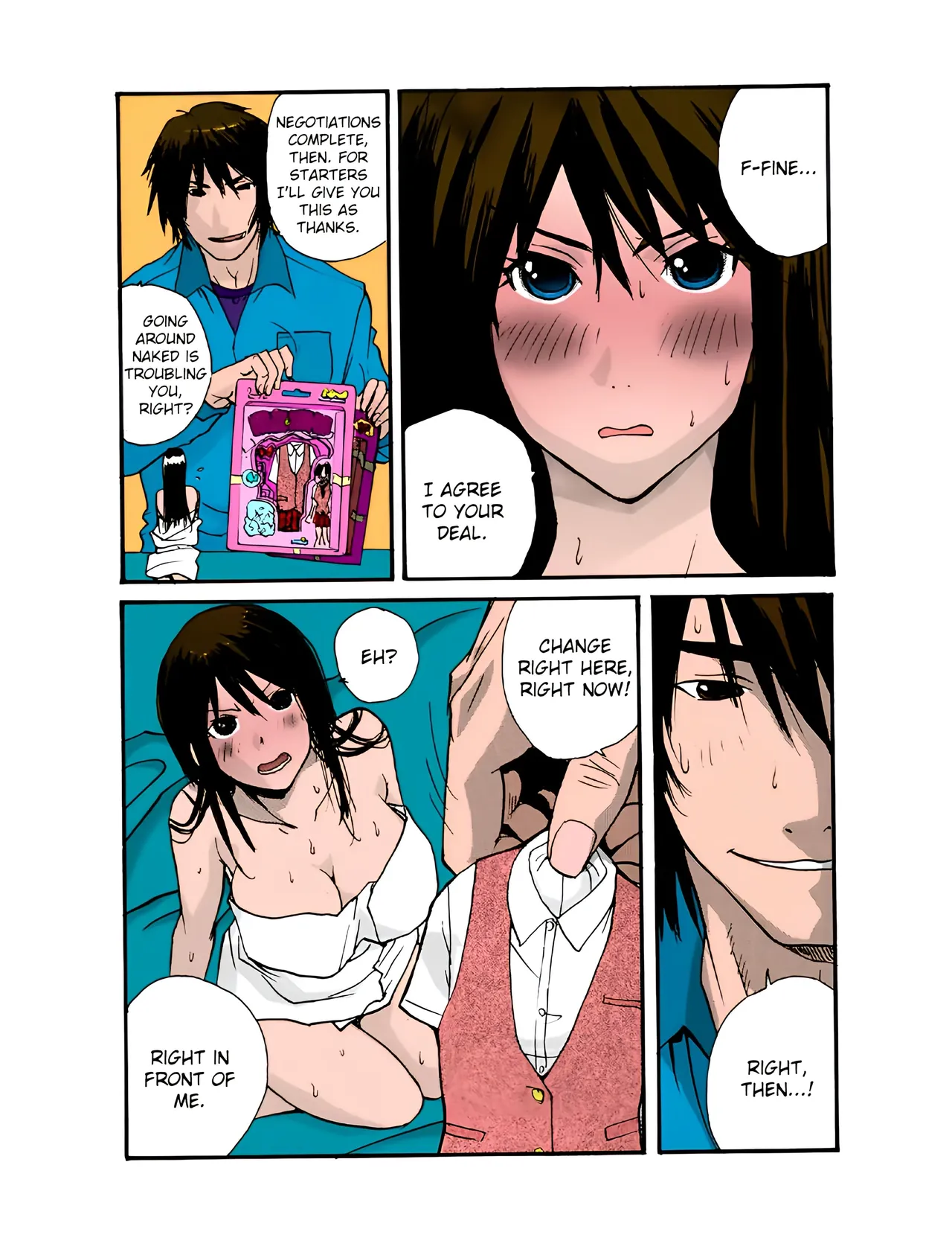 [Kika=Zaru]Small Kanojo ~18cm no Aitsu no Semasugiru Ana~[English] [Webdriver] [Colorized] Page 21