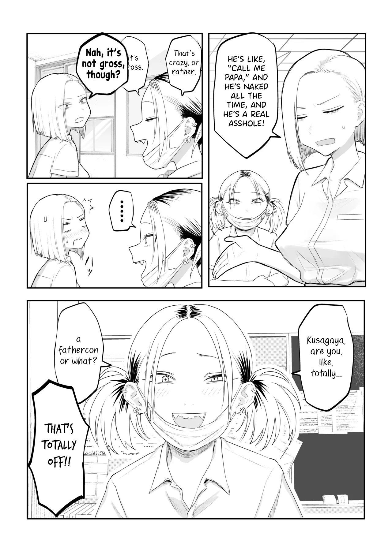 [Komaneko Jinja (Komaneko)]Tsundere Fathercon Kusagaya-san[English] [Nipis Family] Page 4