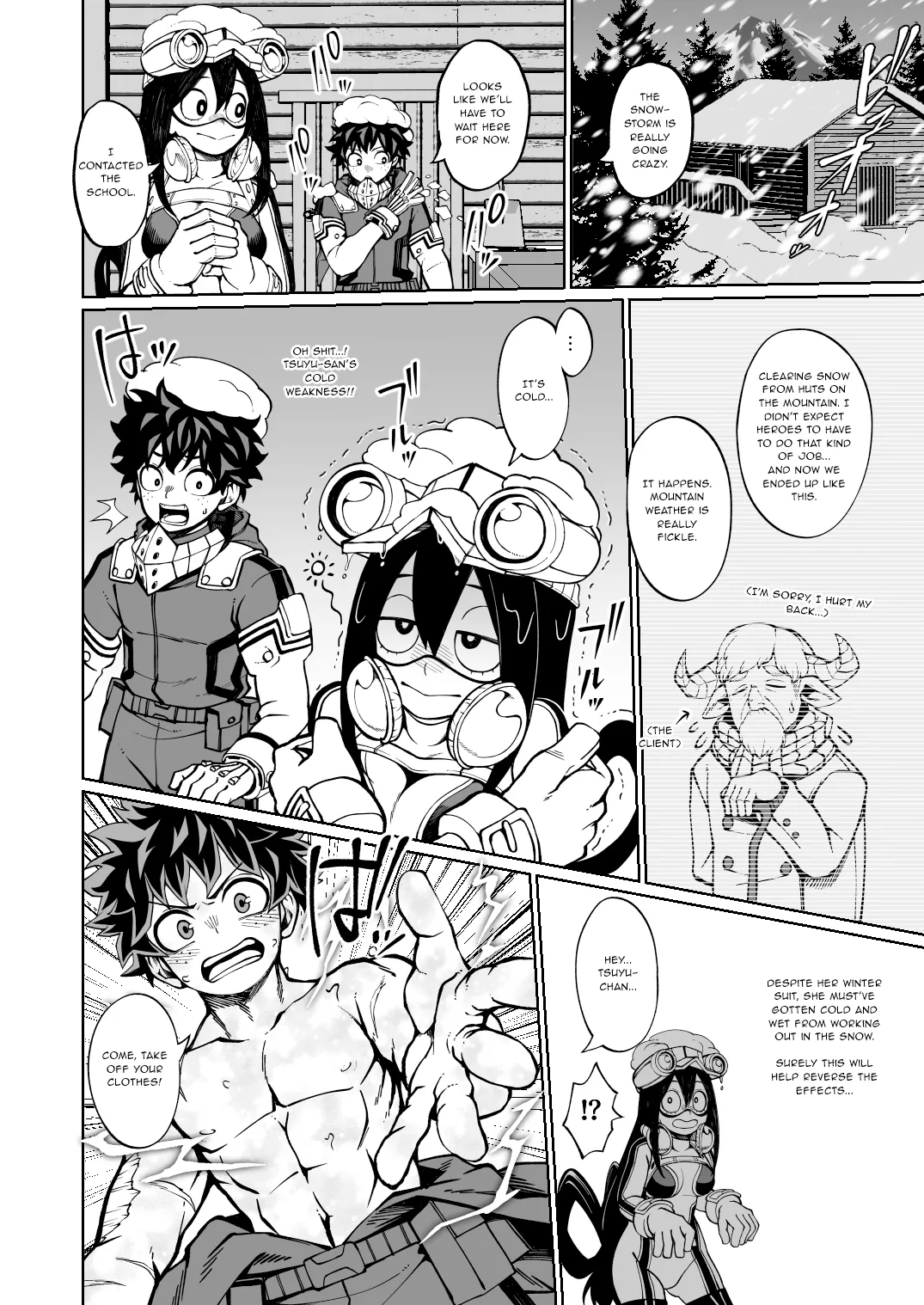 [Kobaji]Wakeau Taion | Sharing Body Heat(My Hero Academia) [English] [sunknife] Page 1