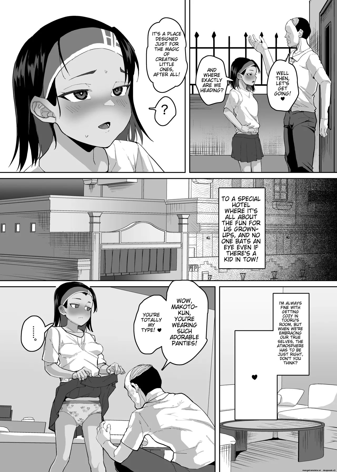 [Sayryu]Ikemen JC ni Anji o Kakete Karepi no Oji-san to Tanetsuke Koubi Suru Hanashi | A story about a cute junior high school girl being hypnotized and having sex with her boyfriend's uncle[English] [Digital] Page 13