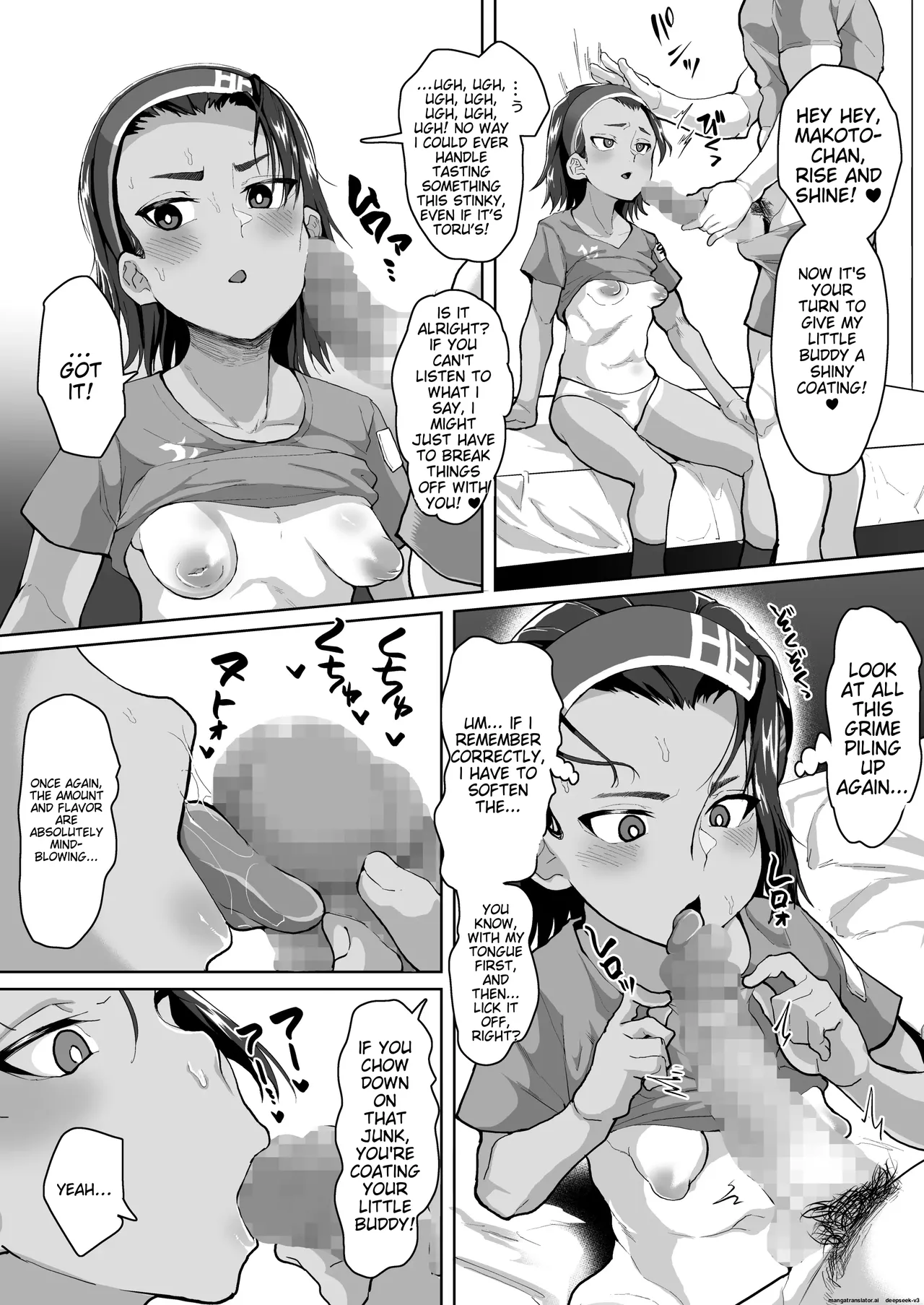[Sayryu]Ikemen JC ni Anji o Kakete Hentai Choukyou Koubi suru Hanashi | A story about a cute junior high school girl being hypnotized and trained to have sex[English] [Digital] Page 9