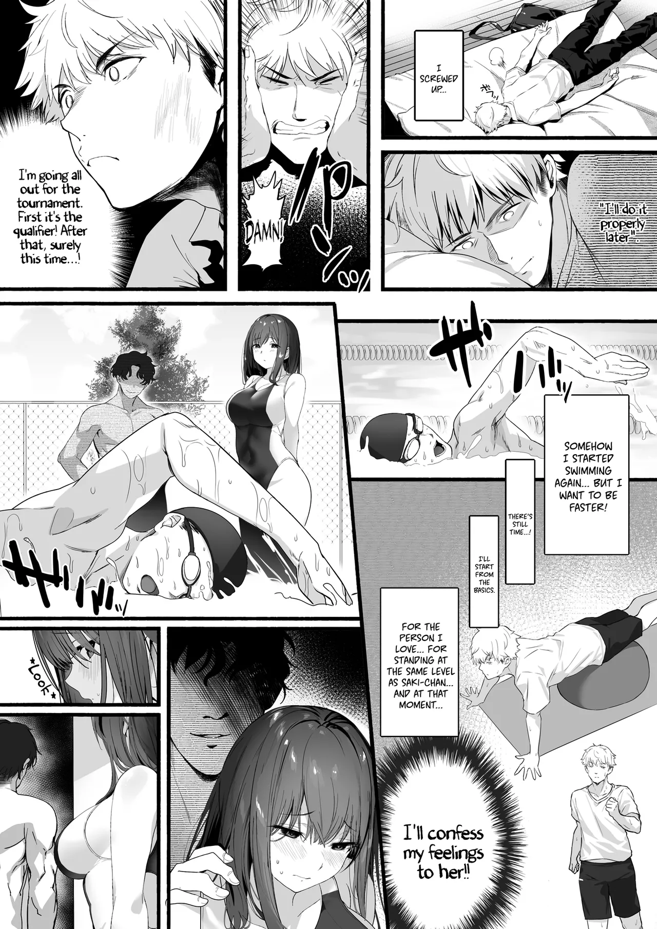 [Kansai Gyogyou Kyoudou Kumiai (Marushin)]Suieibu no Seisokei Osananajimi ga DQN ni Moteasobareru Ichibushijuu | The Whole Story of My Neat Childhood Friend in the Swimming Club Being Toyed With by a Dumbass[English] [Coffedrug] [Decensored] [Satansoft] [Digital] Page 14
