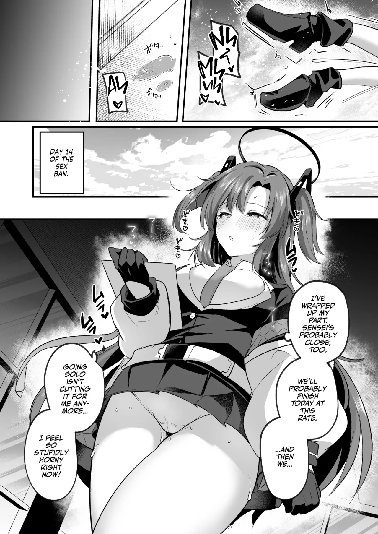[Kuusou Monochrome (Abi)]Muramura ga Osamaranai Yuuka wa Sensei o Osotte Shimaimashita - Mura Mura Yuuka Teacher Sexually Assault(Blue Archive) [English] [Team Rabu2] [Digital] Page 11