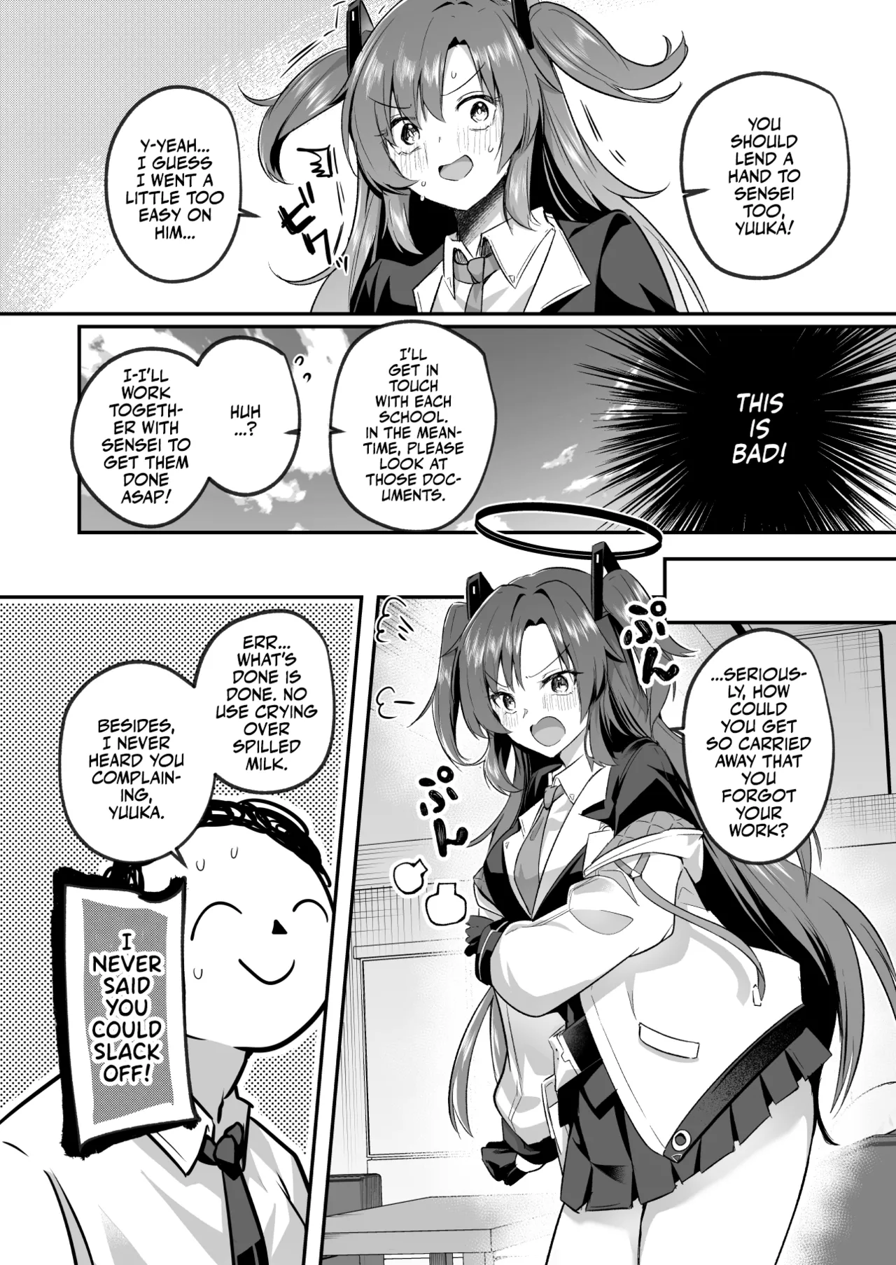 [Kuusou Monochrome (Abi)]Muramura ga Osamaranai Yuuka wa Sensei o Osotte Shimaimashita - Mura Mura Yuuka Teacher Sexually Assault(Blue Archive) [English] [Team Rabu2] [Digital] Page 5