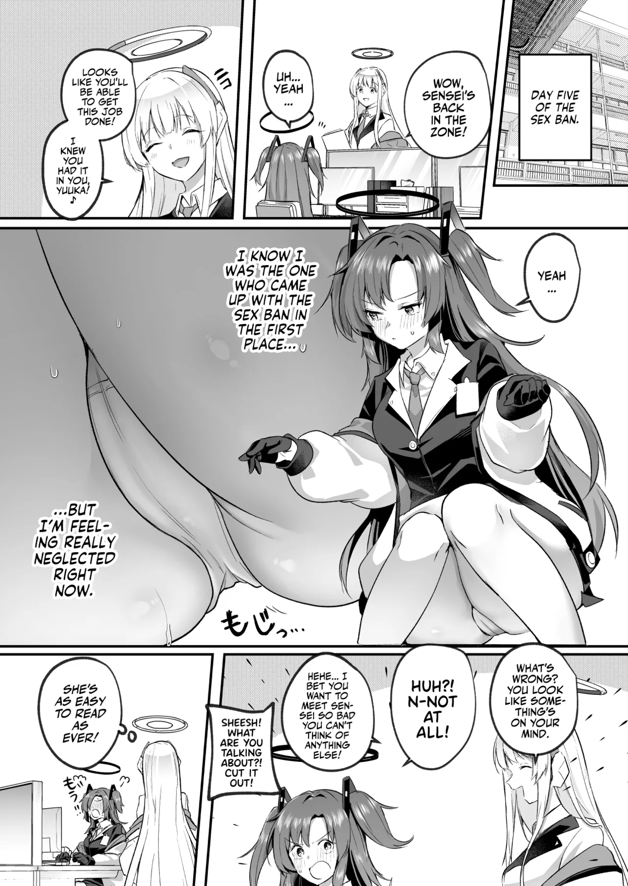 [Kuusou Monochrome (Abi)]Muramura ga Osamaranai Yuuka wa Sensei o Osotte Shimaimashita - Mura Mura Yuuka Teacher Sexually Assault(Blue Archive) [English] [Team Rabu2] [Digital] Page 8