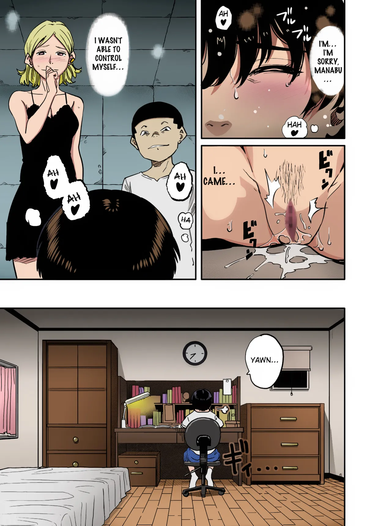 [Hana Hook]Hahaoya Shikkaku Elite Oyako no M Buta Netorare Tenraku Jinsei[English][Colorized][Erocolor](Ongoing) Page 59