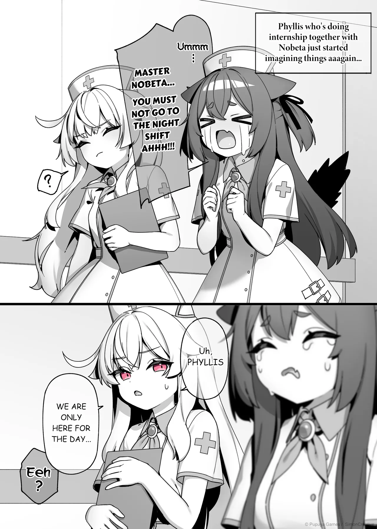 LIttle Witch Nobeta - Nurse Doujin - English Page 6