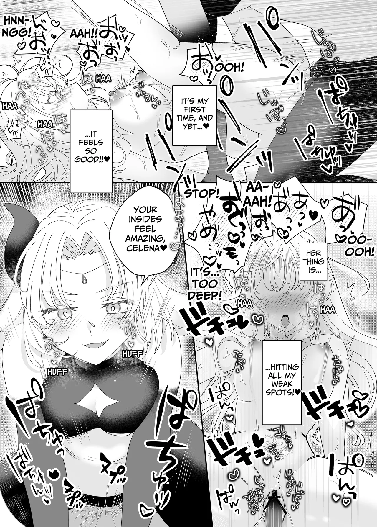 [Yuuyami Kiken Chitai (Sera Miyachi)]Tensei Cheat Seijo wa Les Inma ni Otosareru | Reincarnated Cheat Saintess Falls To A Lesbian Succubus[English] [tsuyoshi] Page 38
