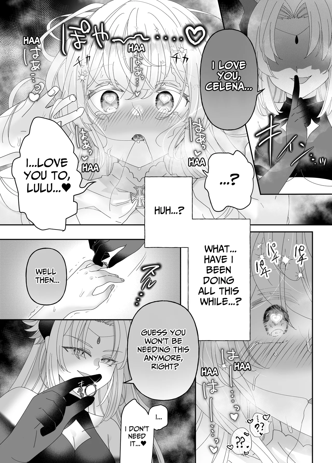 [Yuuyami Kiken Chitai (Sera Miyachi)]Tensei Cheat Seijo wa Les Inma ni Otosareru | Reincarnated Cheat Saintess Falls To A Lesbian Succubus[English] [tsuyoshi] Page 49