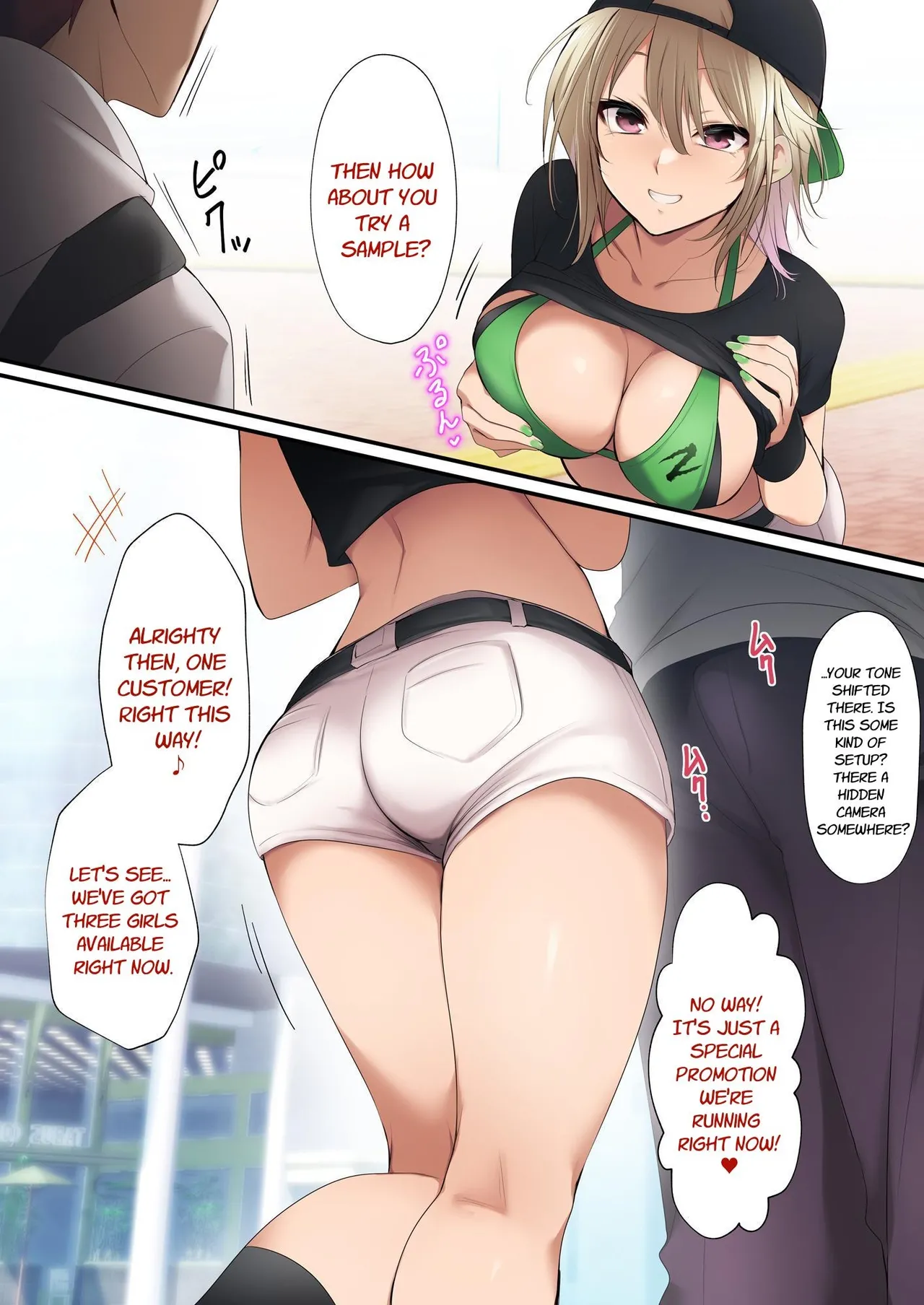 [HELLTER SKELTER (kaiga)]Campaign Girl de Jissen Otameshi-chuu! Nan-ban no Ko to Shitai desu ka? | Trying out the campaign girl! Which girl would you like to be with?[English] [Selcouth] Page 3