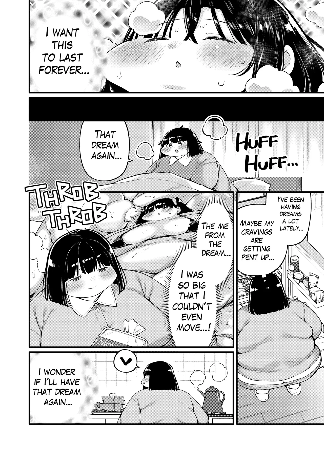 Ayano's Weight Gain Diary: Dream! Page 16