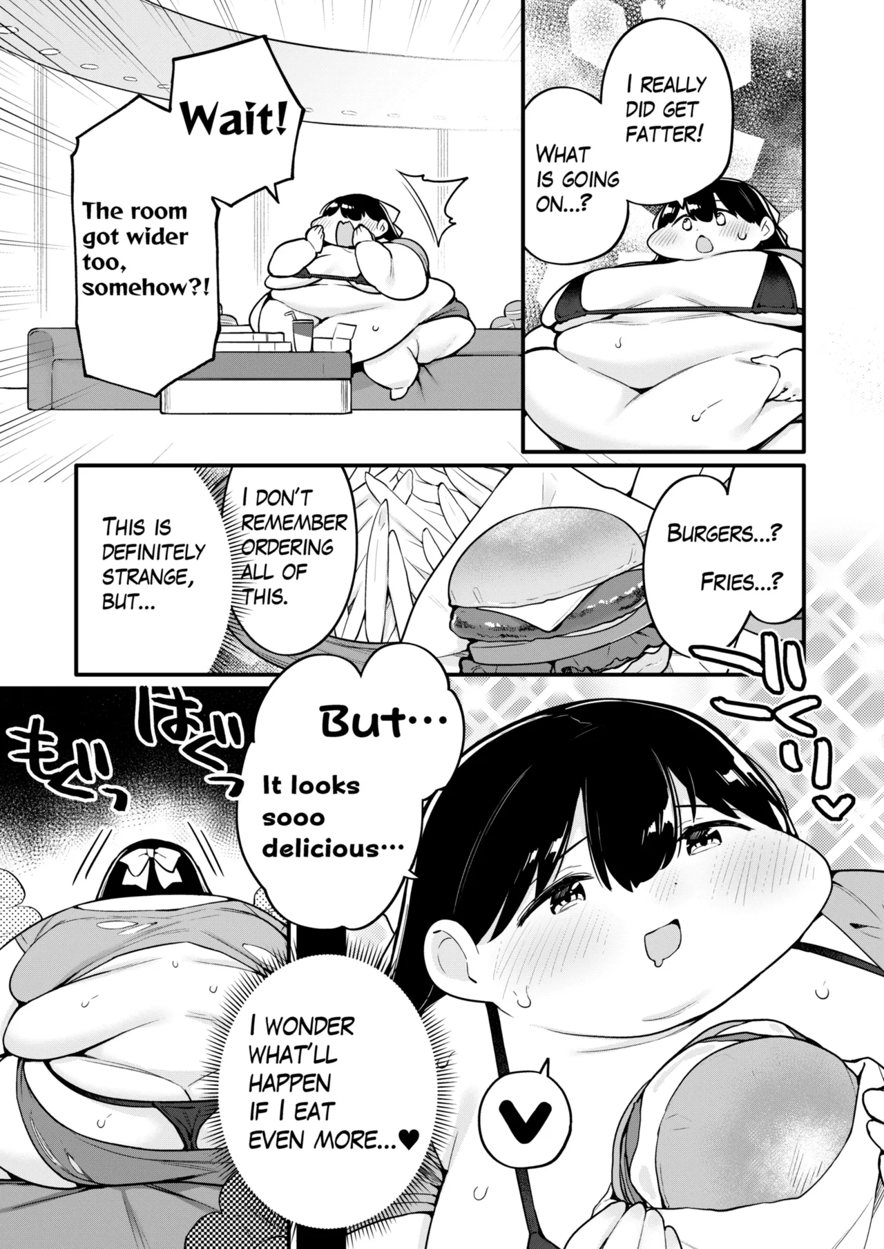 Ayano's Weight Gain Diary: Dream! Page 3