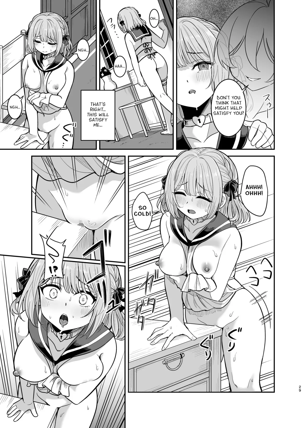 [Seika Kairaku Shoten (Takeshisu)]Yandere Ojou-sama no Seidorei Kyouiku ~Meimon Kizoku no Ojou-sama ga Kaitorareta Saki wa Osananajimi no Ie deshita~ | Yandere Mistress Sex Slave Education - Noble who Buys Childhood Friend[English] Page 28