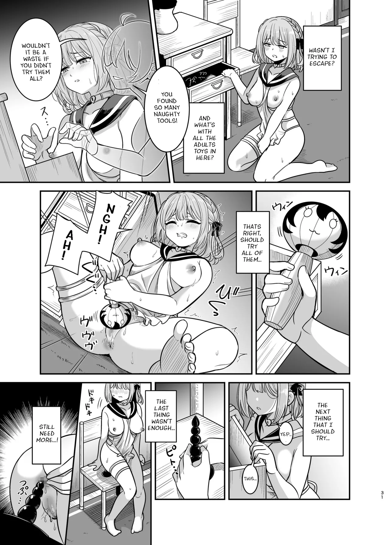 [Seika Kairaku Shoten (Takeshisu)]Yandere Ojou-sama no Seidorei Kyouiku ~Meimon Kizoku no Ojou-sama ga Kaitorareta Saki wa Osananajimi no Ie deshita~ | Yandere Mistress Sex Slave Education - Noble who Buys Childhood Friend[English] Page 30