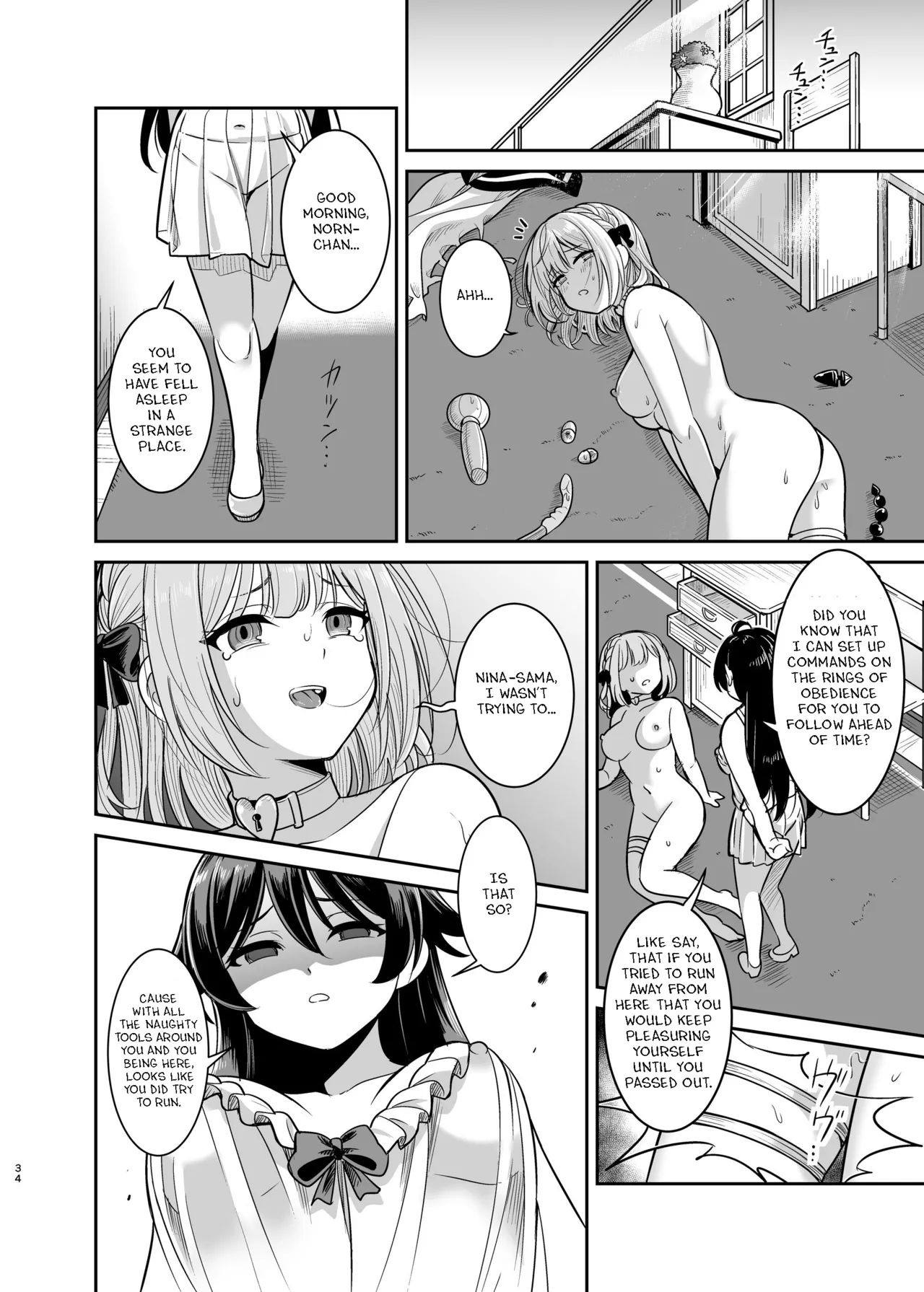[Seika Kairaku Shoten (Takeshisu)]Yandere Ojou-sama no Seidorei Kyouiku ~Meimon Kizoku no Ojou-sama ga Kaitorareta Saki wa Osananajimi no Ie deshita~ | Yandere Mistress Sex Slave Education - Noble who Buys Childhood Friend[English] Page 33